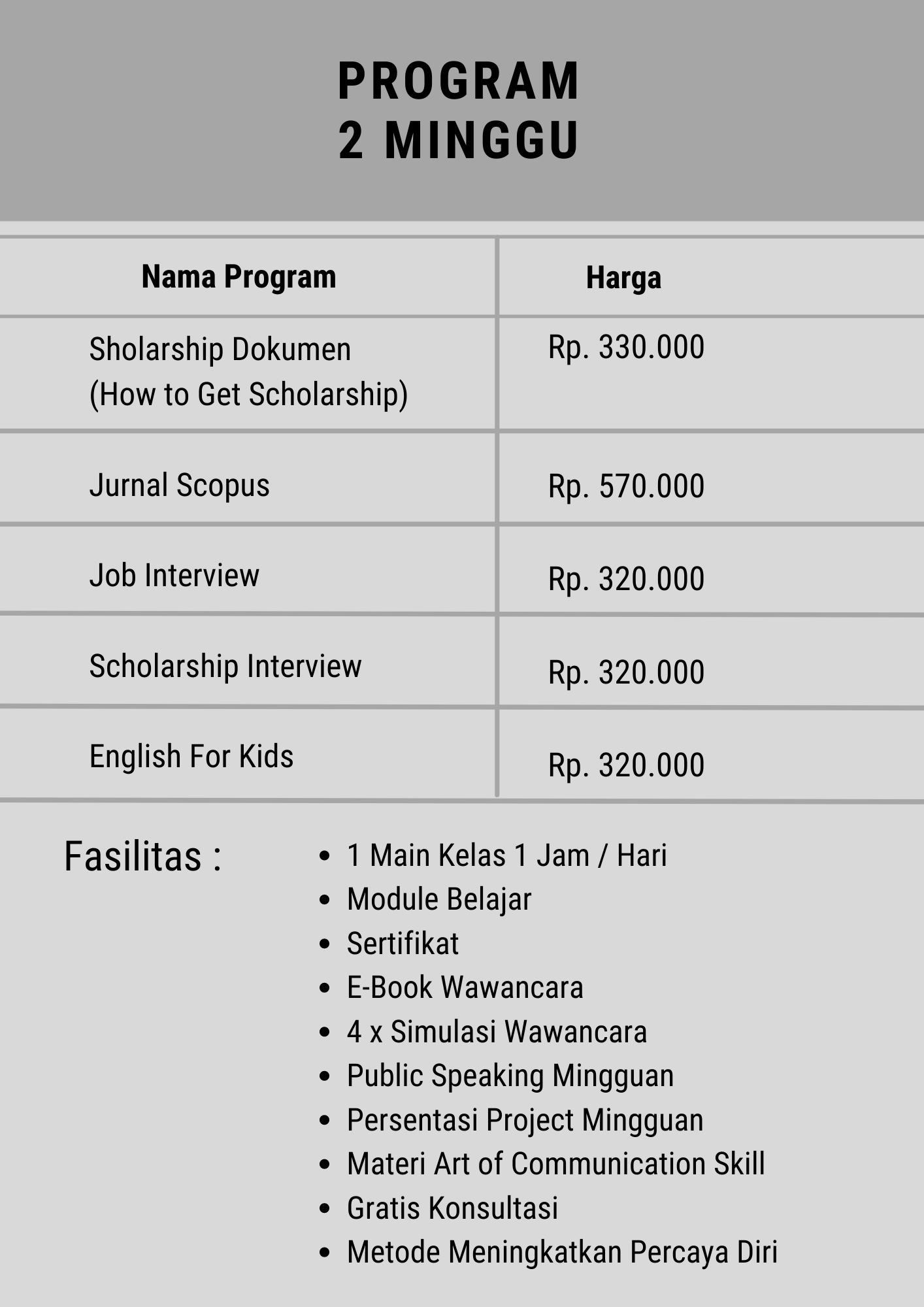 program kursusan kampung inggris terbaik