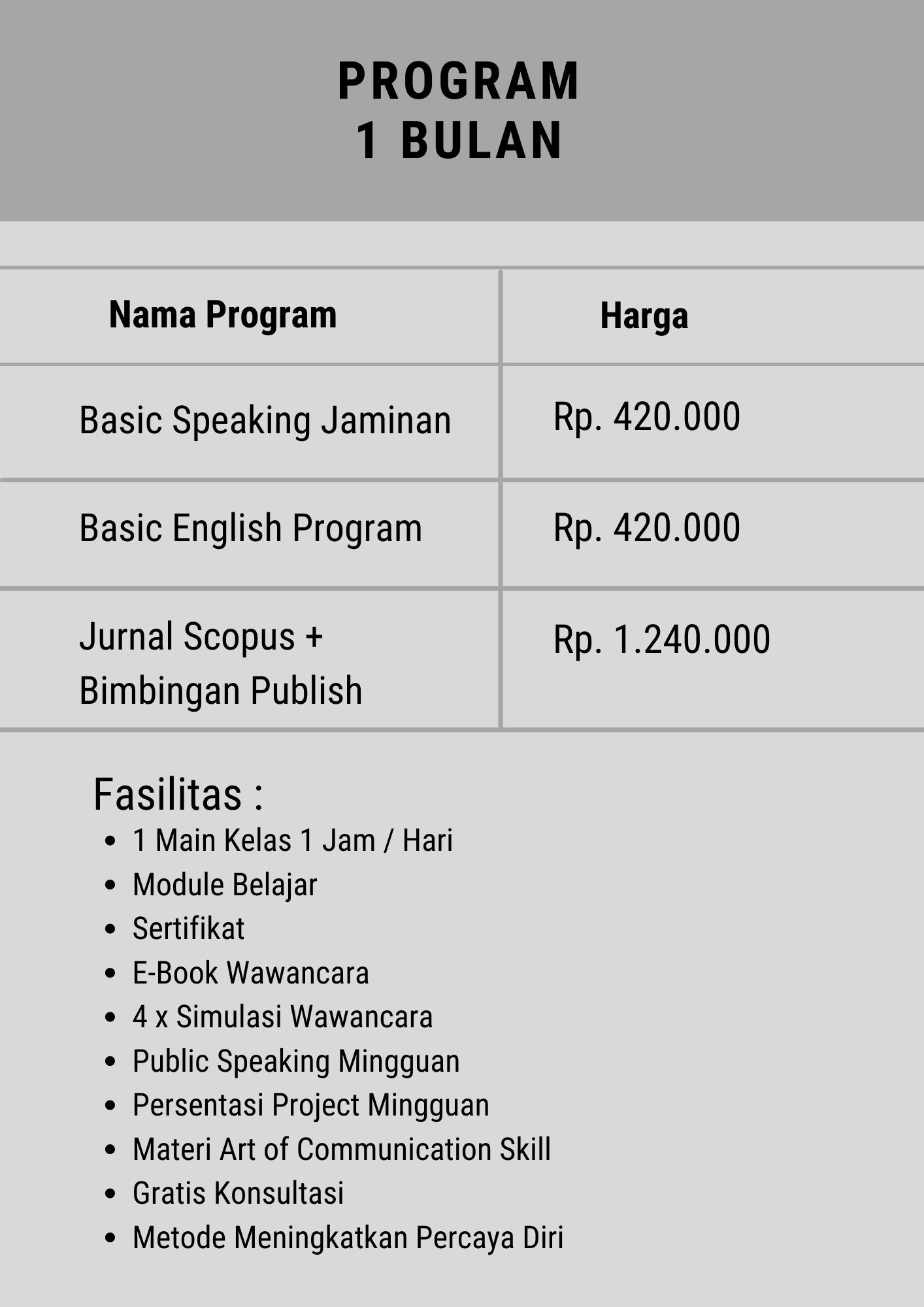 program kursusan kampung inggris terbaik