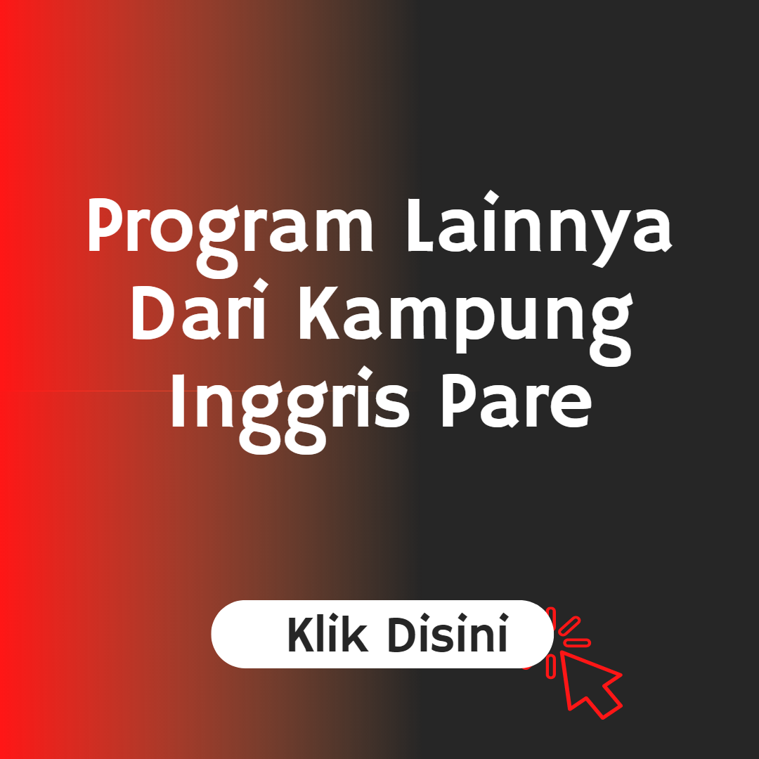 program speaking english kampung inggris pare